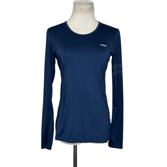 Stronger navy blue long sleeves mesh details side top size Medium - Picture 12 of 12